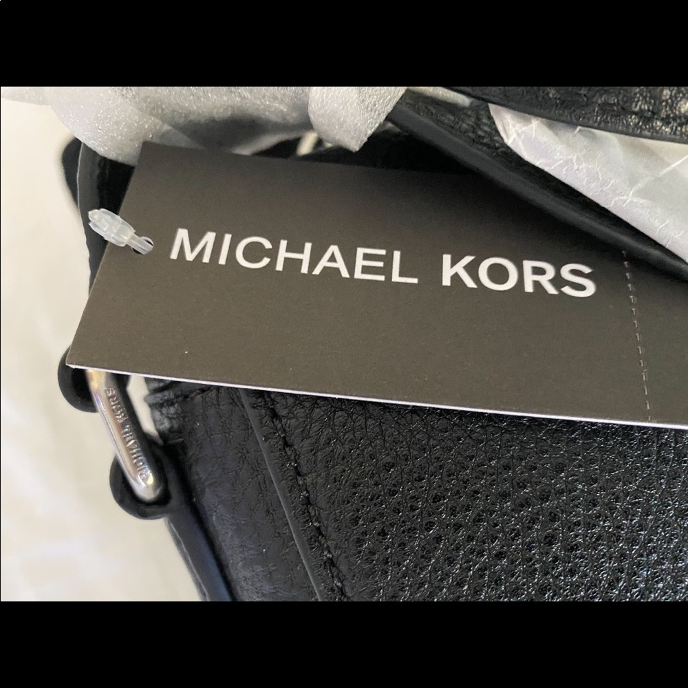 New MICHAEL KORS Black leather bag